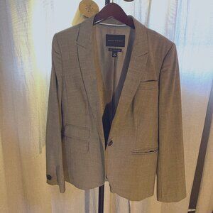 BANANA REPUBLIC tan sports Jacket - fitted - WMNS 14